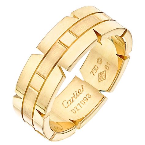 cartier ring men|cartier men's tank ring.